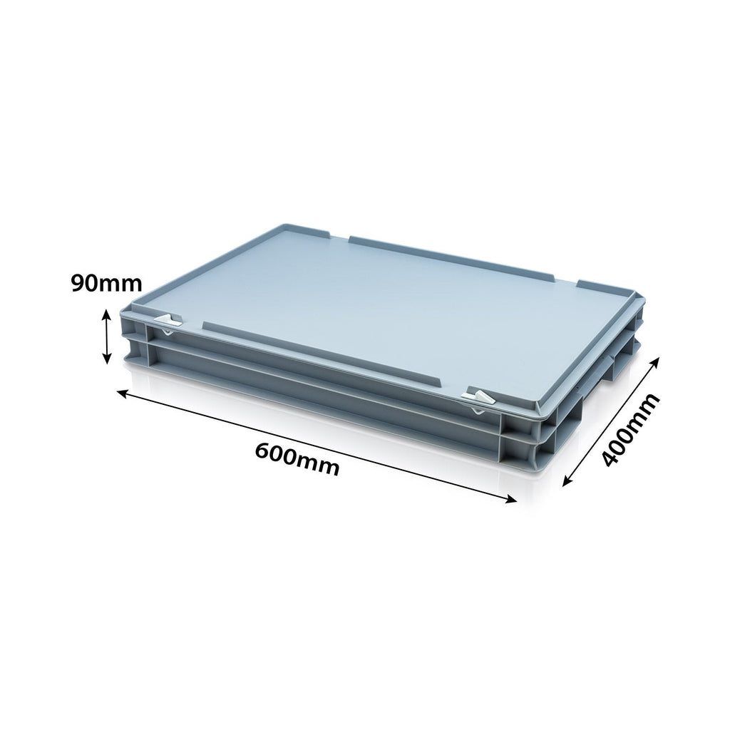 13L (600x400x75mm) Shallow Pizza Dough Proofing Tray with Lid