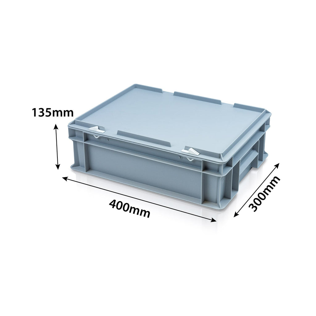 10L (400x300x120mm) Food Grade Stackable Plastic Euro Container
