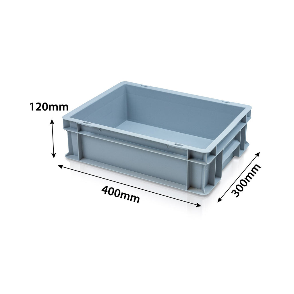 10L (400x300x120mm) Food Grade Stackable Plastic Euro Box